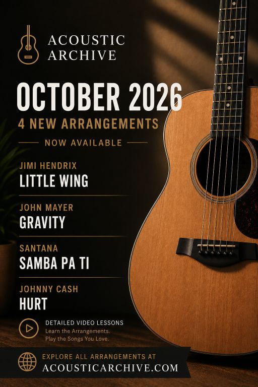 October 2026 Acoustic Archive Releases